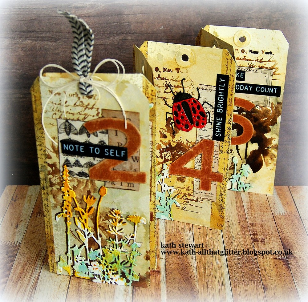 Sizzix Thinlits Countdown 10pc set #665367 Retail $24.99 by Tim Holtz