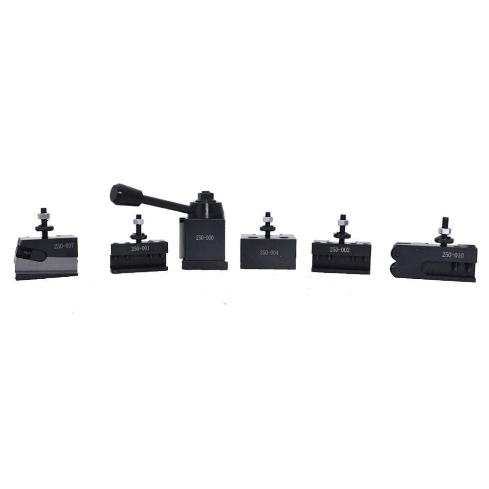6 Pack OXA 250-000 Wedge Type Quick Change Tool Post Holder Swing Dia 8"