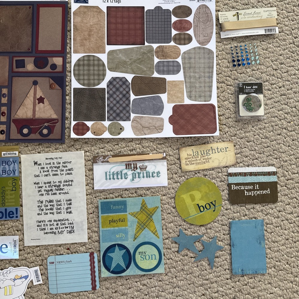 My Boy Embellishments Kit