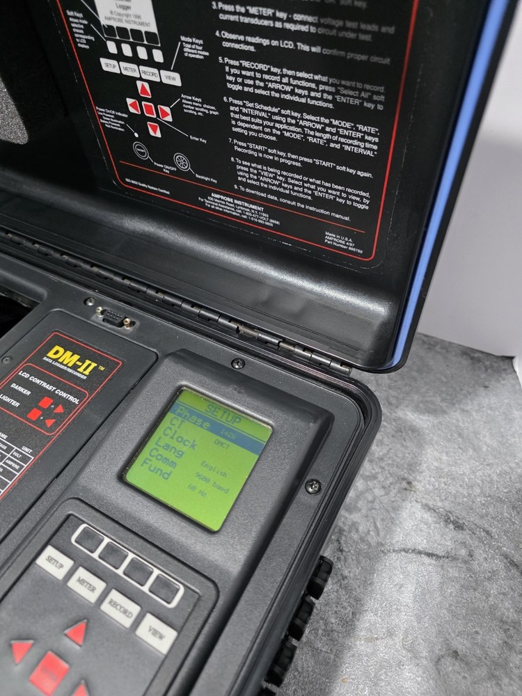 AMPROBE DM-II DATA LOGGER RECORDER Tested ,Working
