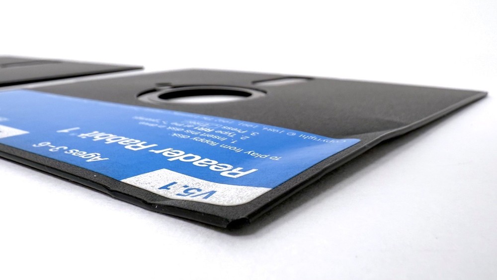 Vintage Floppy Disk Reader Rabbit 1 - Install and Program - The Learning Company