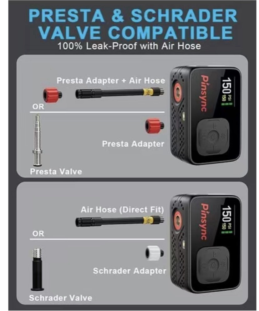 Mini Electric Bike Pump