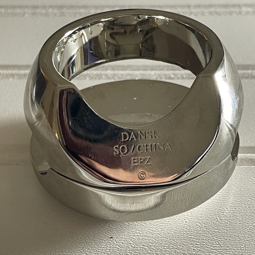 Dansk Nickle Plated Clock 723010