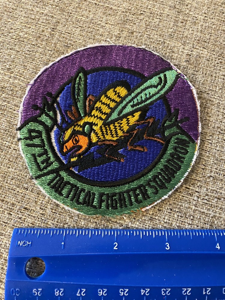 USAF 47th Tactical Fighter Squadron Patch Sq US Air Force