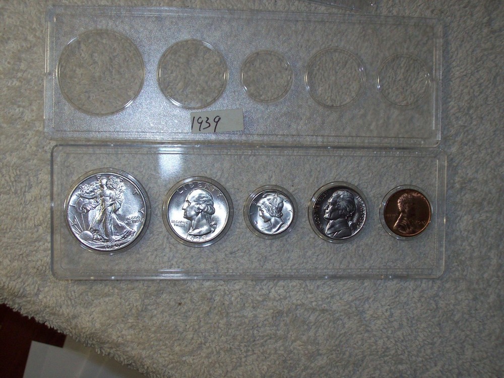 1939 MINT SET UNCIRCULATED PHILADELPHIA MINT