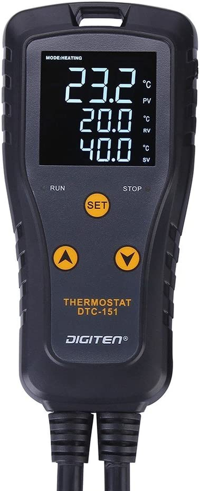 Temperature Controller Heat Mat Thermostat Outlet DTC151 Digital Temperature Con