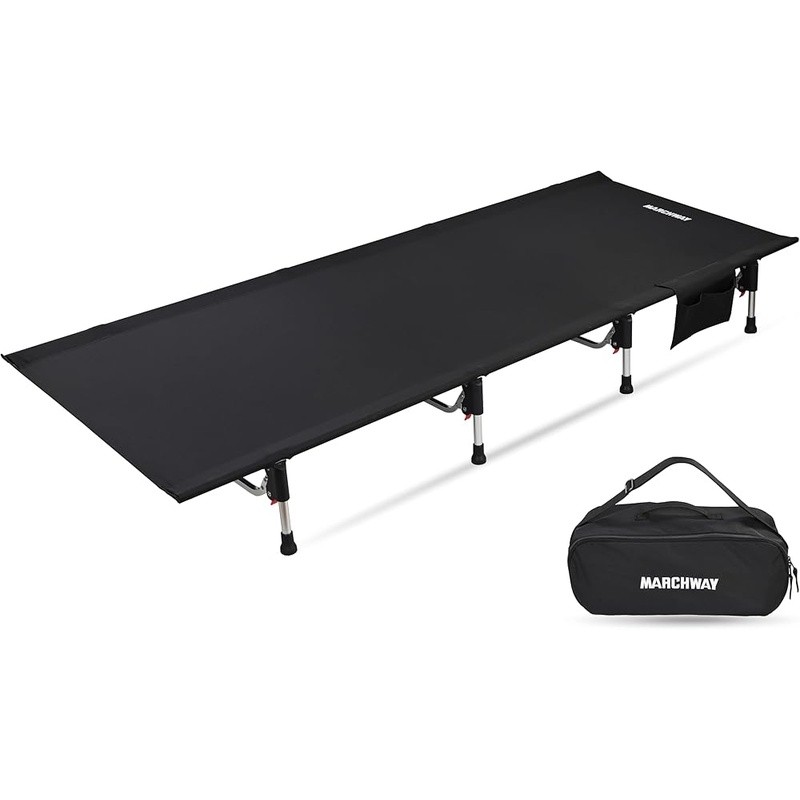 Heavy Duty Camping Cot Portable Compact Easy Setup Comfortable Sleeping Bed New