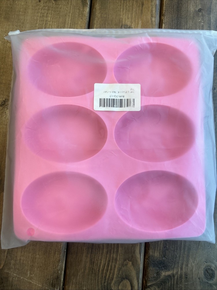 Bee Designed Soap Molds (4 Count) Honey Comb Designed; 6 molds per Pack