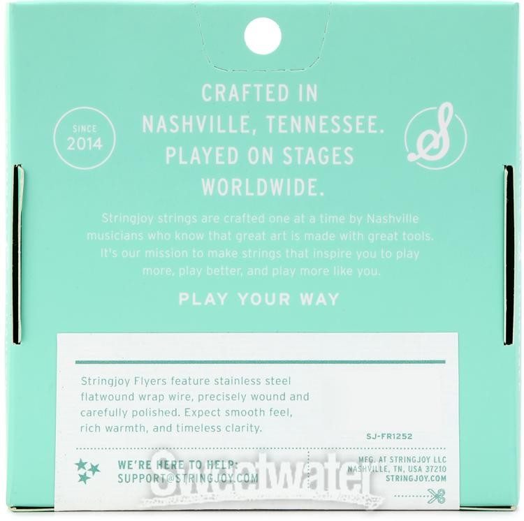 Stringjoy Flyers Electric Guitar Strings - .012-.052, Heavy