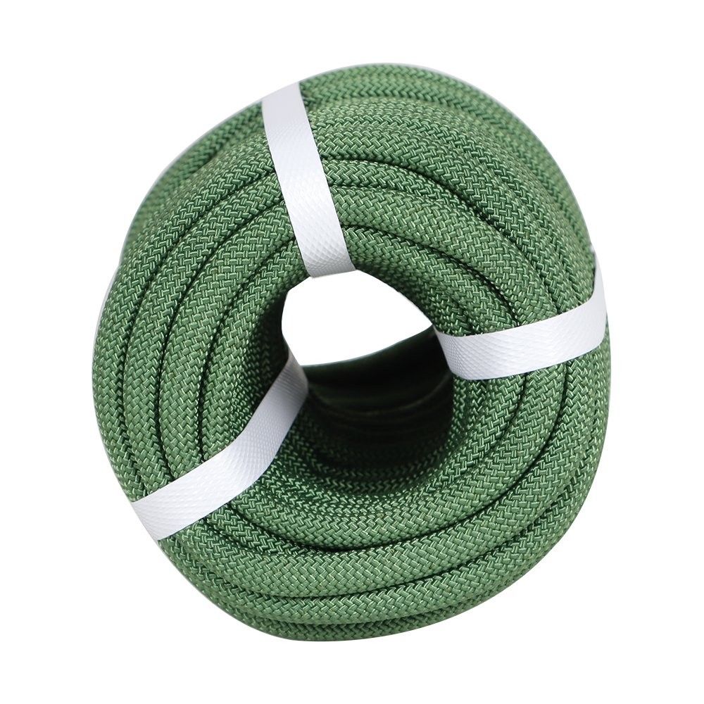 LABLT 3/8" × 100' 3520Lbs Armygreen Strong Pulling Rope Braided Polyester Rope