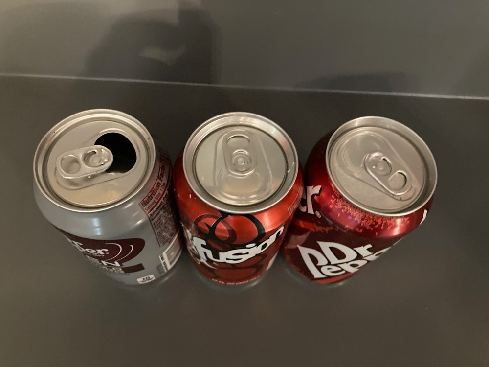 Dr Pepper Three Can Lot