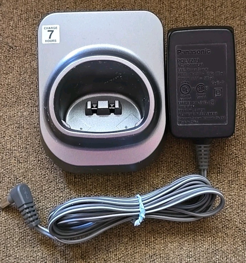 Panasonic PNLC1008ZA Silver Replacement Satellite Phone Charger Base & Cord