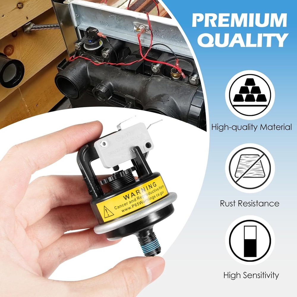 for Hayward HAXPSA1930 Pool Heater Water Pressure Switch Assembly Kit