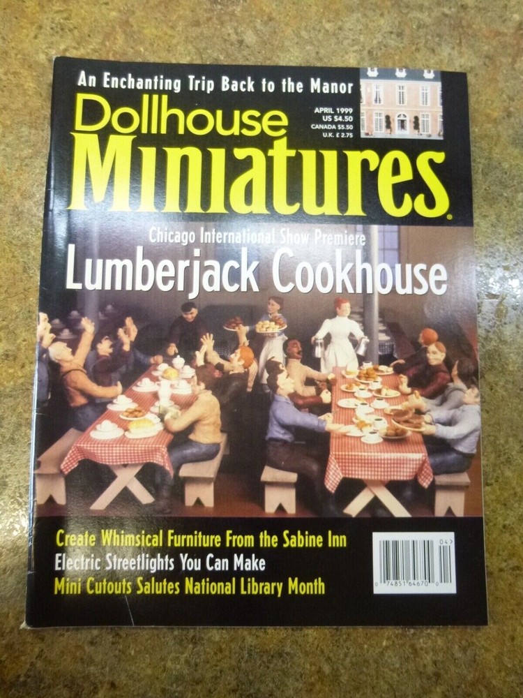 NEW Dollhouse Miniatures issue, April 1999