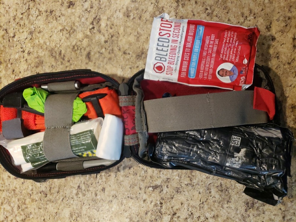 Fully Stocked Individual First Aid Kit (IFAK)