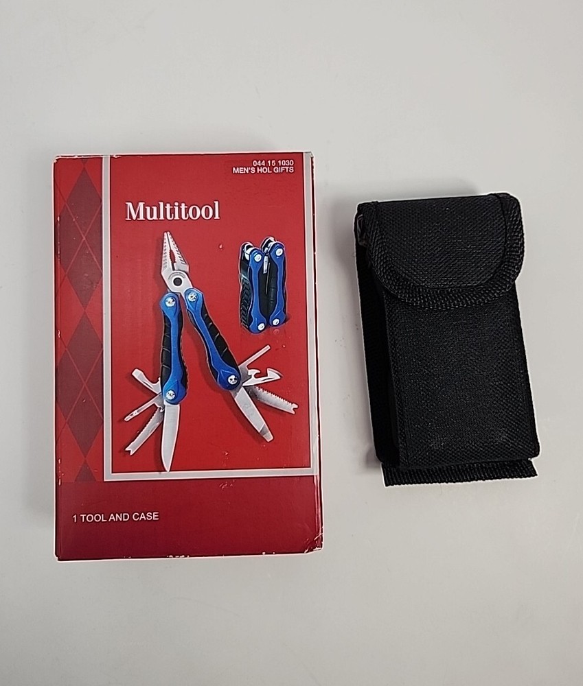 Multitool Stainless Steel With Anodized Aluminum Handles