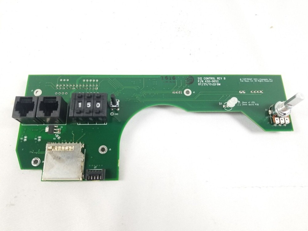 Litepanels S12 Control Board P/N 450-0052