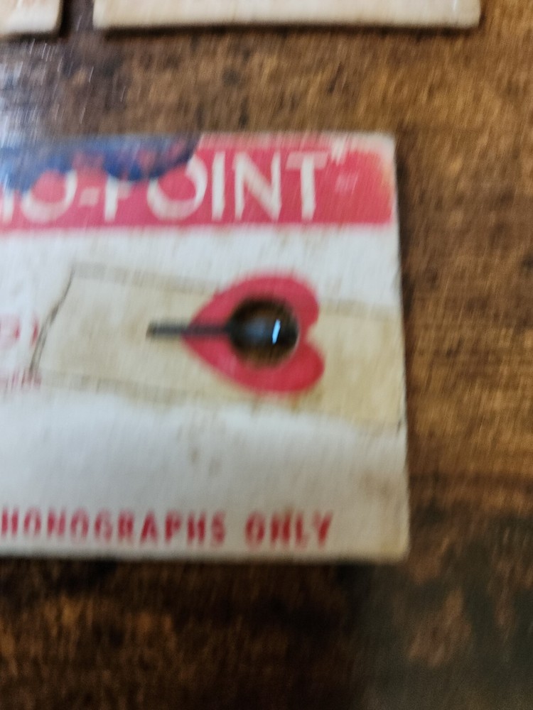 Permo Point Round Coil Phonograph needle, with original cards