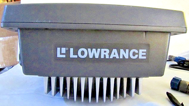 Used Lowrance Gray LCX-25c Chart plotter Sonar Navigation Display