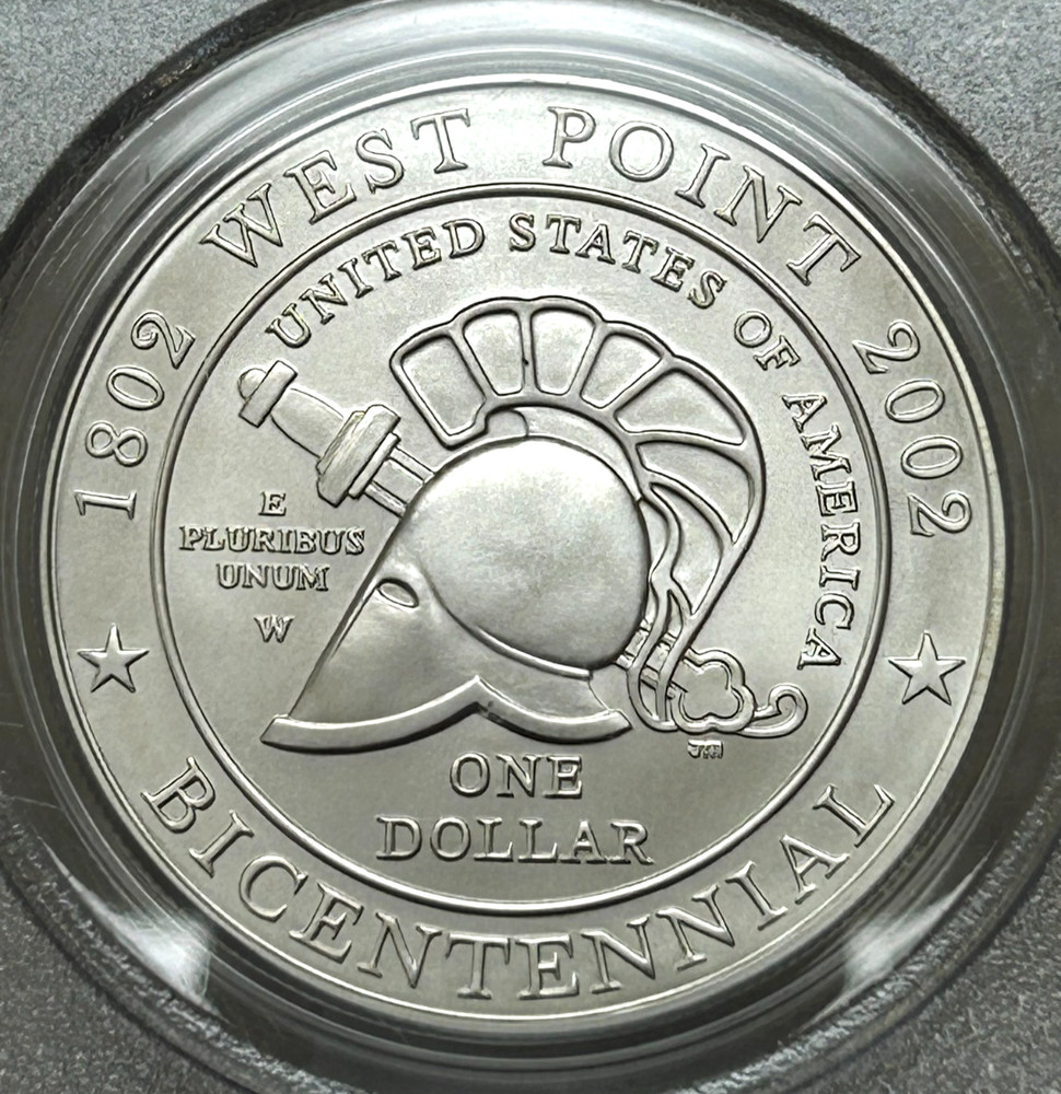 2002-W West Point Bicentennial Silver Dollar - MS69 - PCGS