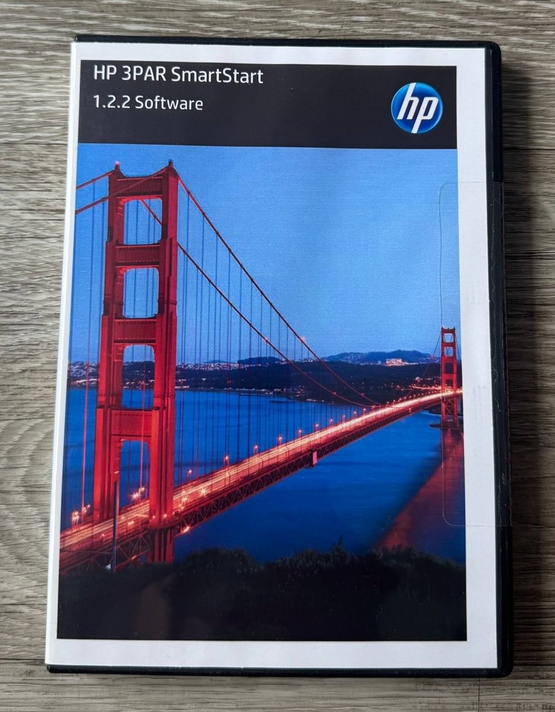 HP 3PAR SmartStart 1.2.2 Software DVD Installation Media No License