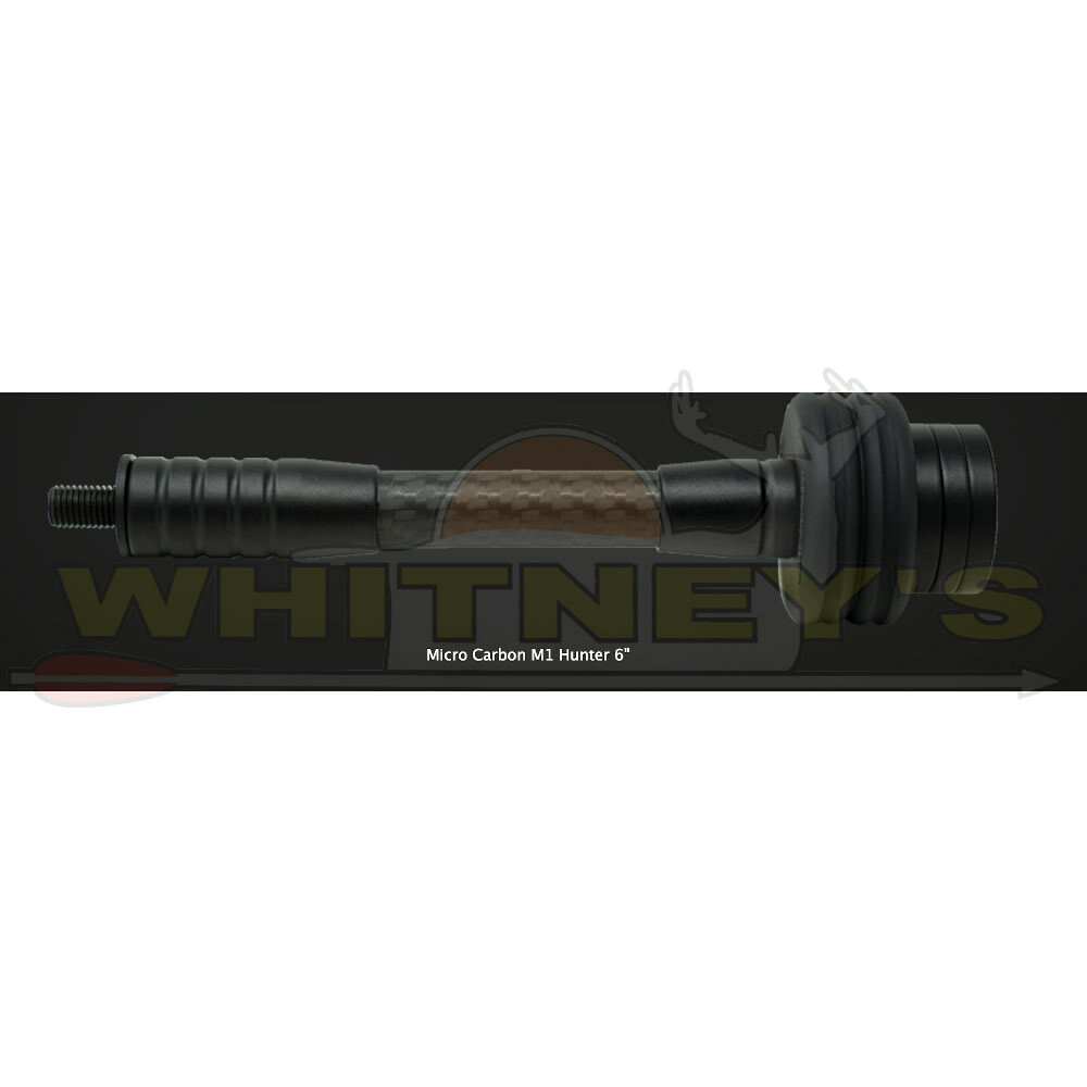 Stokerized SS M1 Hunter Stabilizer - 6" - Black - SSM1-6-BLK