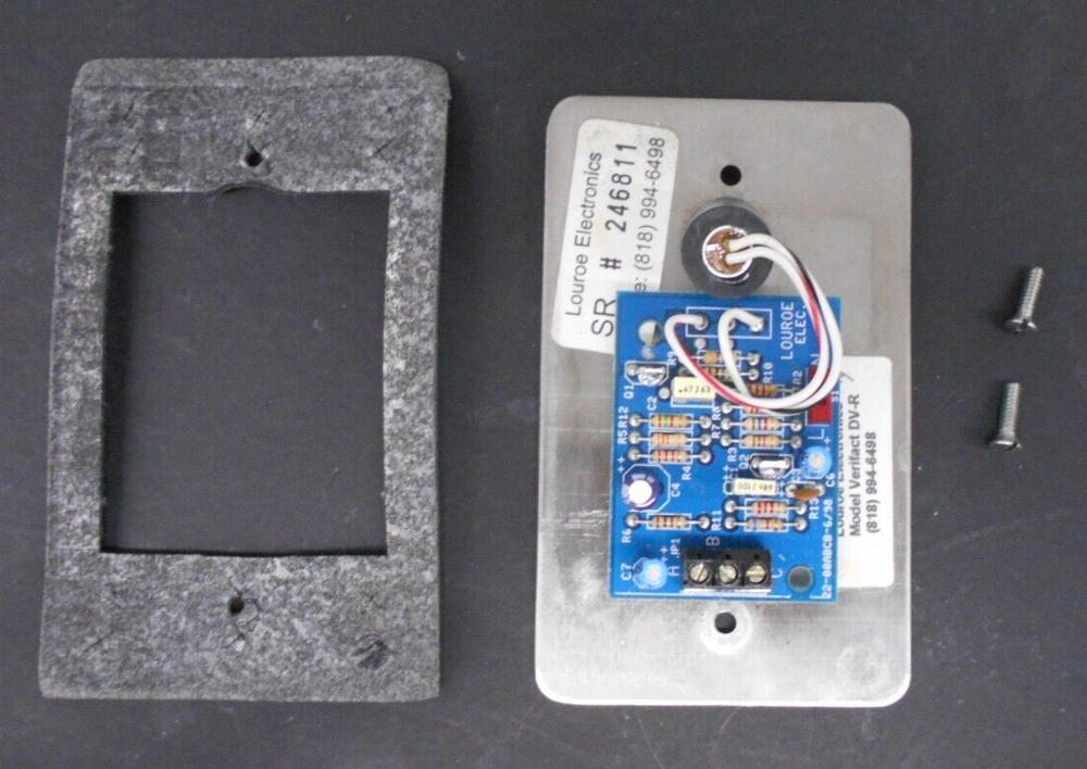 Louroe Electronics Model Verifact DV-R Microphone