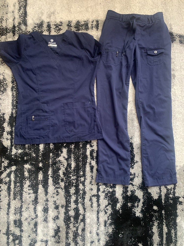 Adar Navy scrub set xsmall