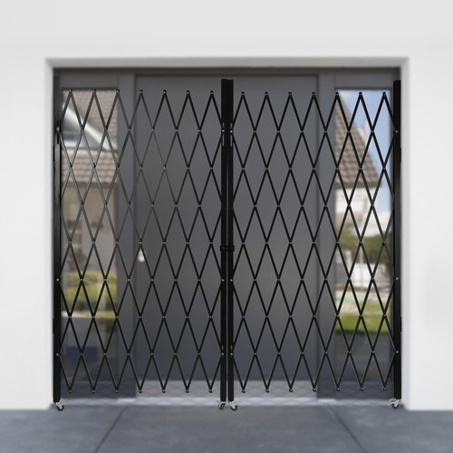 Folding Security Gate Double Door Expand Gate Security Folding Scissor Gate