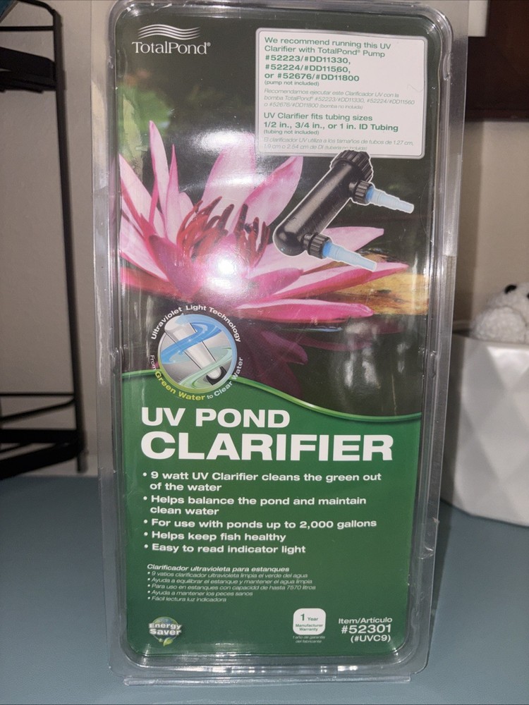 TotalPond Black UV Clarifier Pond Filter
