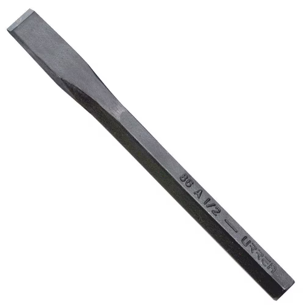 1 In. Wide Tip 12 In. Long Cold Chisel Free Ship NEW