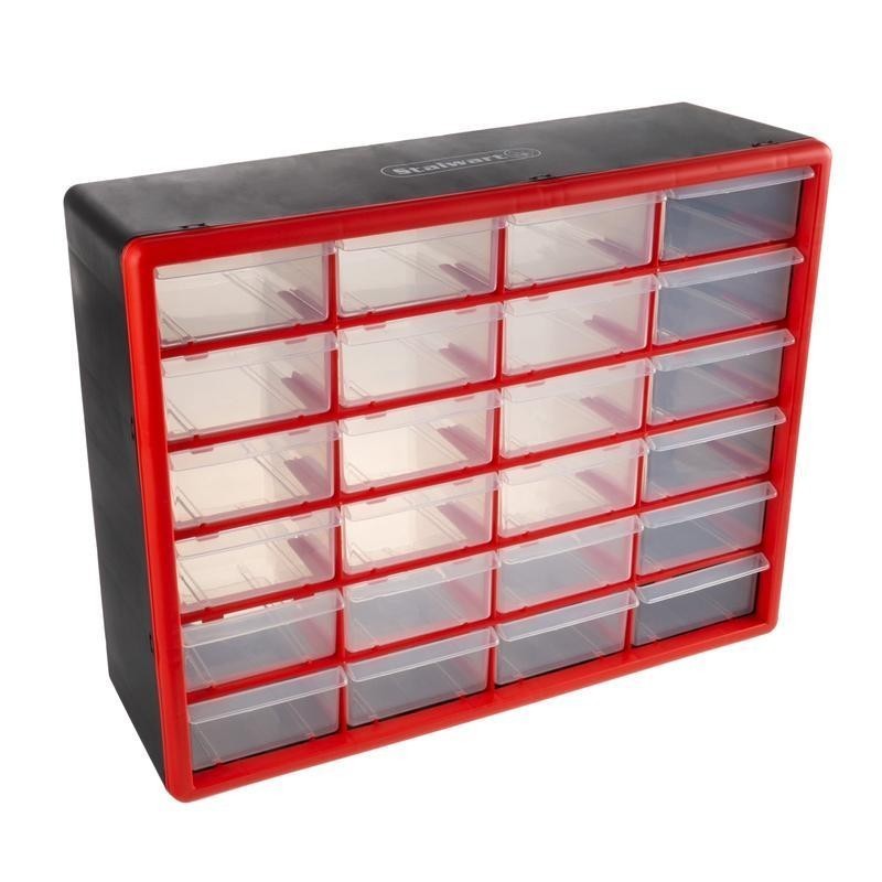 64 Drawer Storage Organizer Wall Mount Desktop Tool Organizer Durable Plastic US