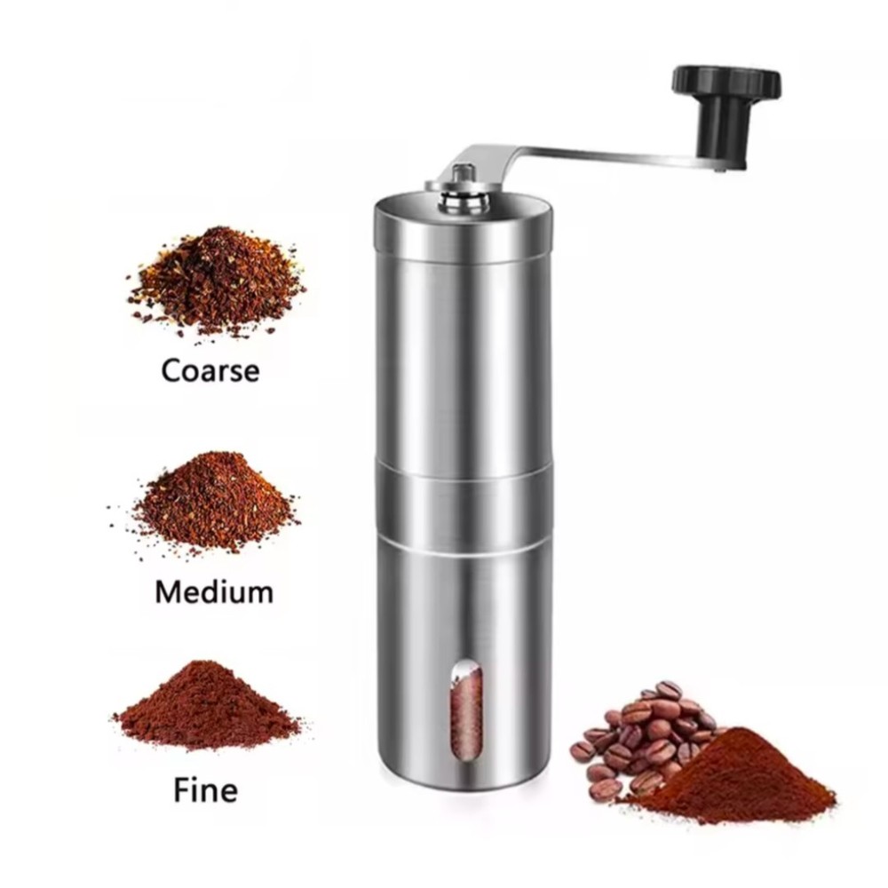 Manual Coffee Grinder Stainless Steel Hand Coffee Grinder  Course/Medium/Fine