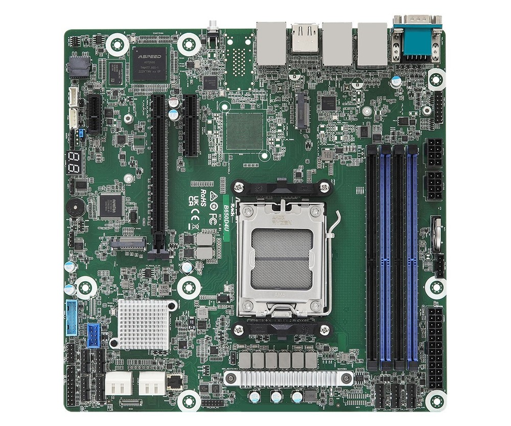 AsRock Rack B650D4U Micro-ATX Server Motherboard Single Socket AMD