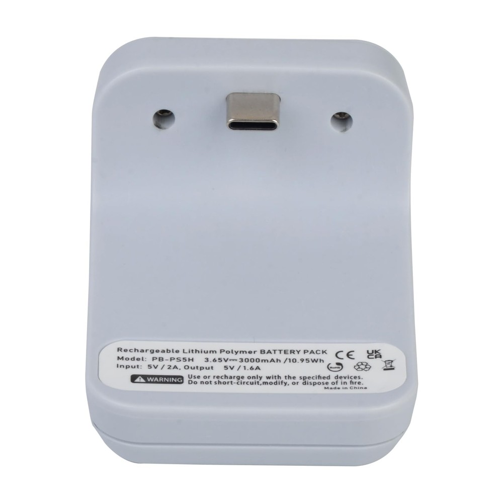 2X 3000mAh PS5 Controller External Battery Pack for Sony PlayStation 5 LIP170...