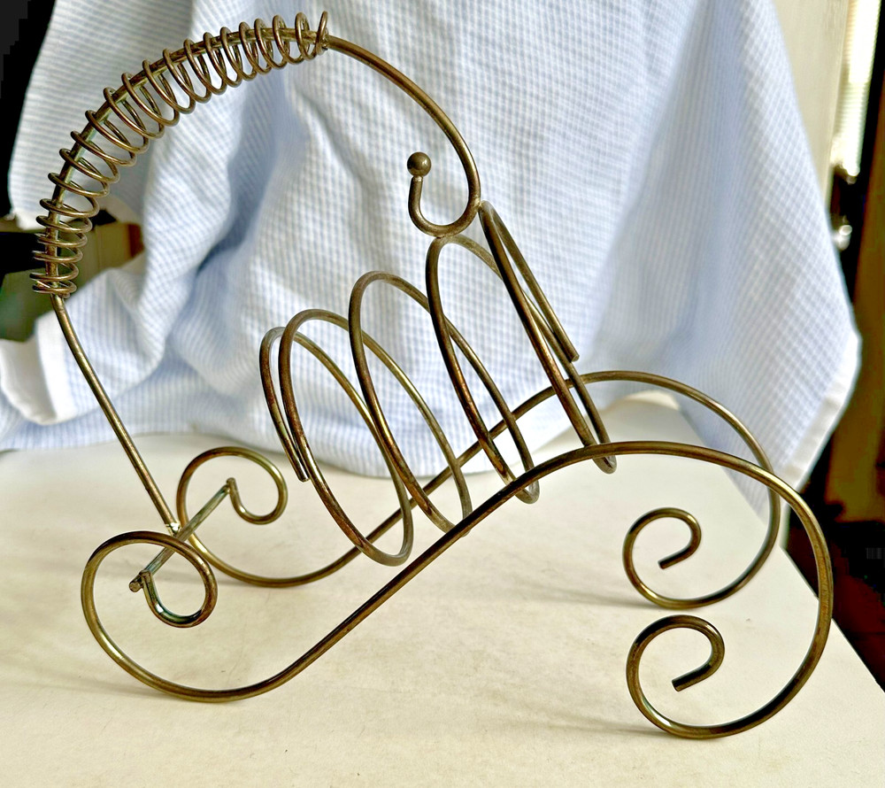 Metal Spiral Single Bottle Wine Caddy Rack