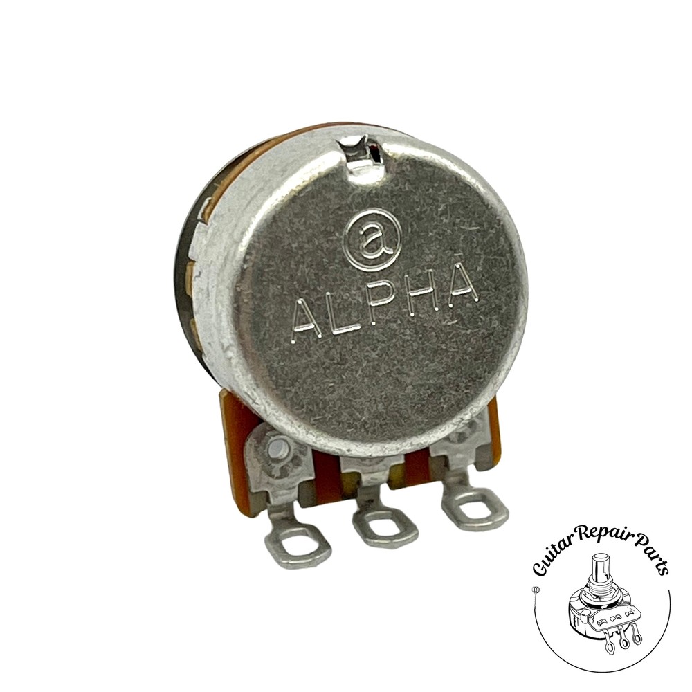 Alpha 50K Mini Pot, Audio Taper, Split-Shaft
