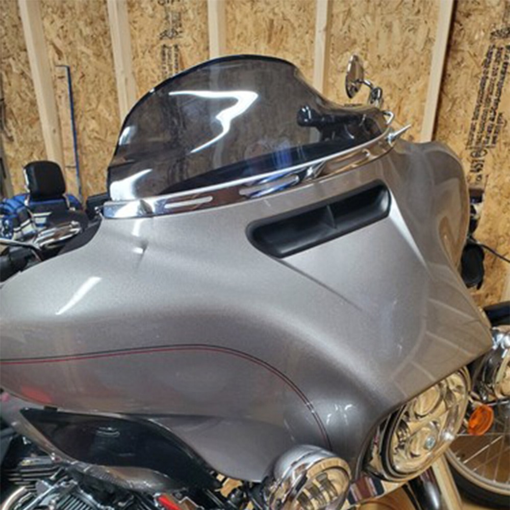 9" Wave Windshield Windscreen For Harley Electra Glide Ultra Classic 2014-2019