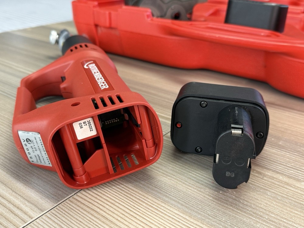 READ DESCRIPTION Rothenberger Romax Compact Electro-Hydraulic Press Crimper