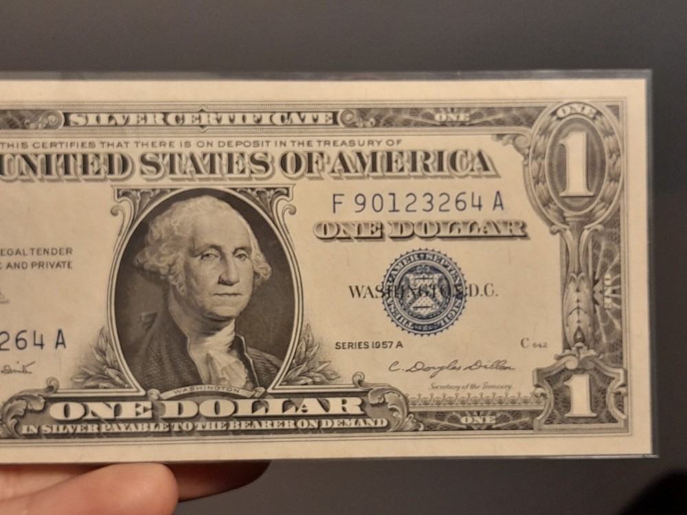 1957 A $1 Silver Certificate Uncirculated
