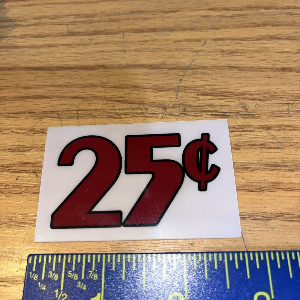 slot machine Decals .25 Cents/BA