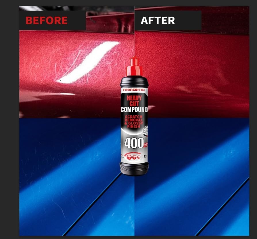 Heavy Cut Compound Car Polish Medium Cut Buffing 8oz Automotive