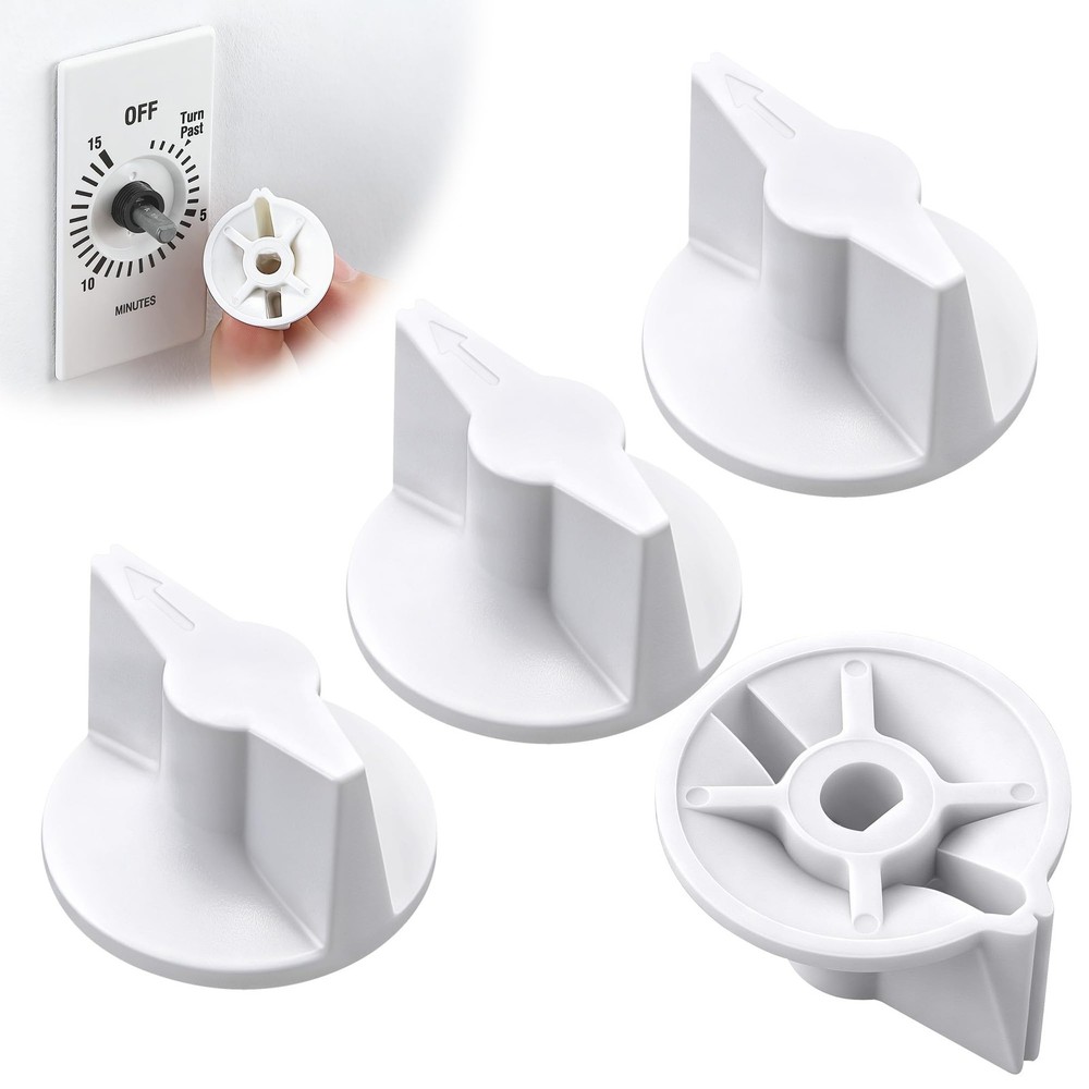 HappyAlley 4 Pack Timer Knob Replacement Compatible with 146MT574 Timer...