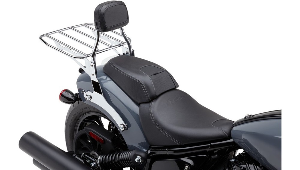 Cobra Detachable Mini-Backrest - Chrome - 502-2012