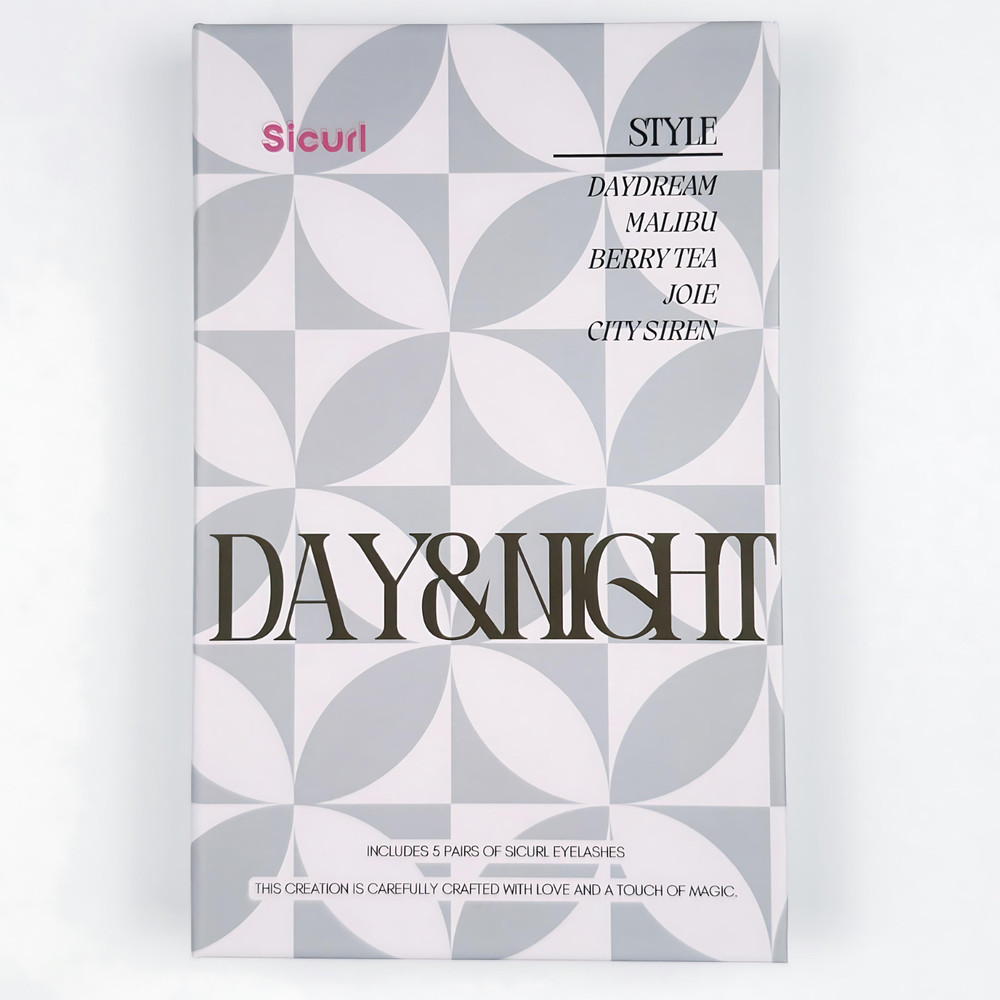 Sicurl The Day&Night Lashes Gift Pack, 5 different mixed eyelash styles