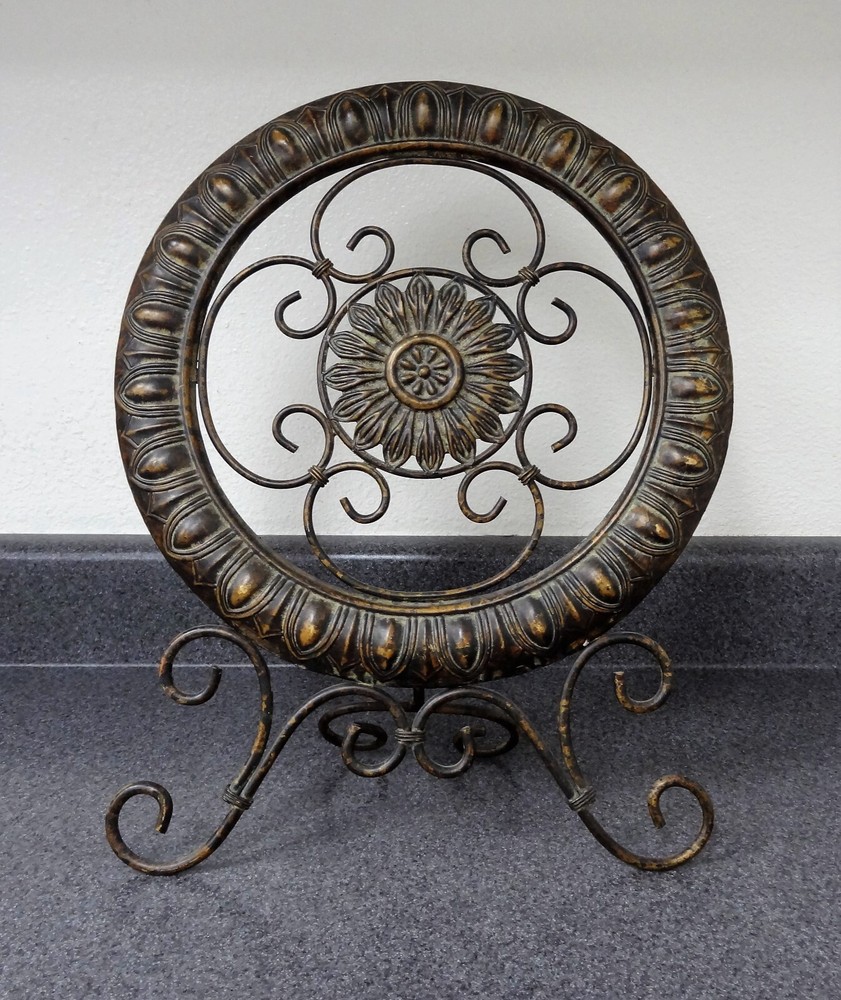 Vintage Brass Table Top Display
