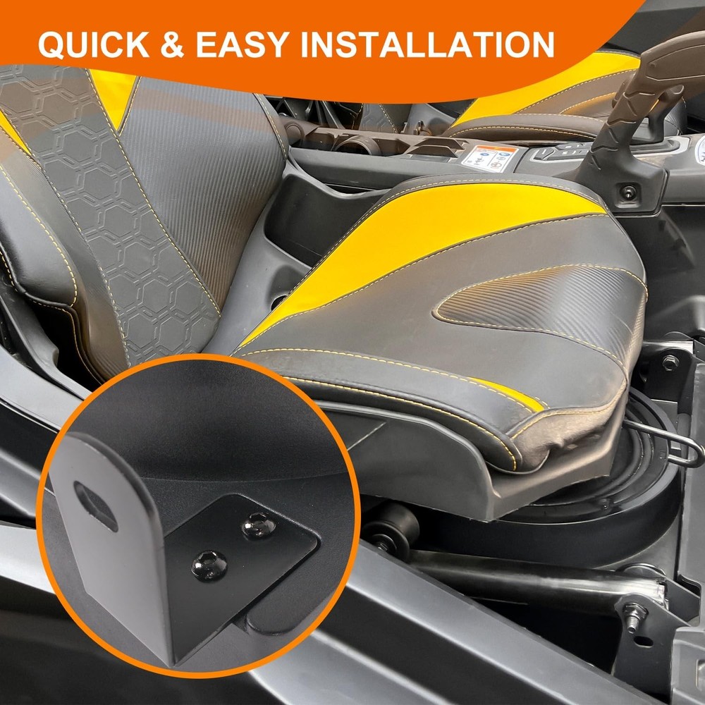 10" Under Seat Speaker Pod Panel for Maverick R, Front Underseat Speaker Encl...