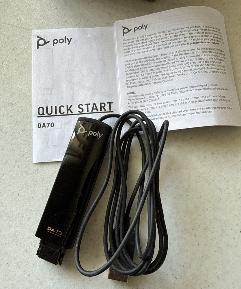 Poly DA70 USB Audio Processor for H-Series Headset