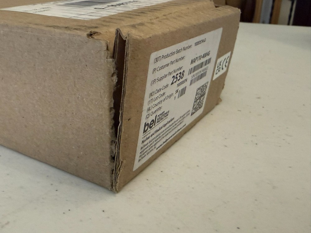 Bel Power MAP110 AC-DC Power Supply MAP110-4004G Open Box