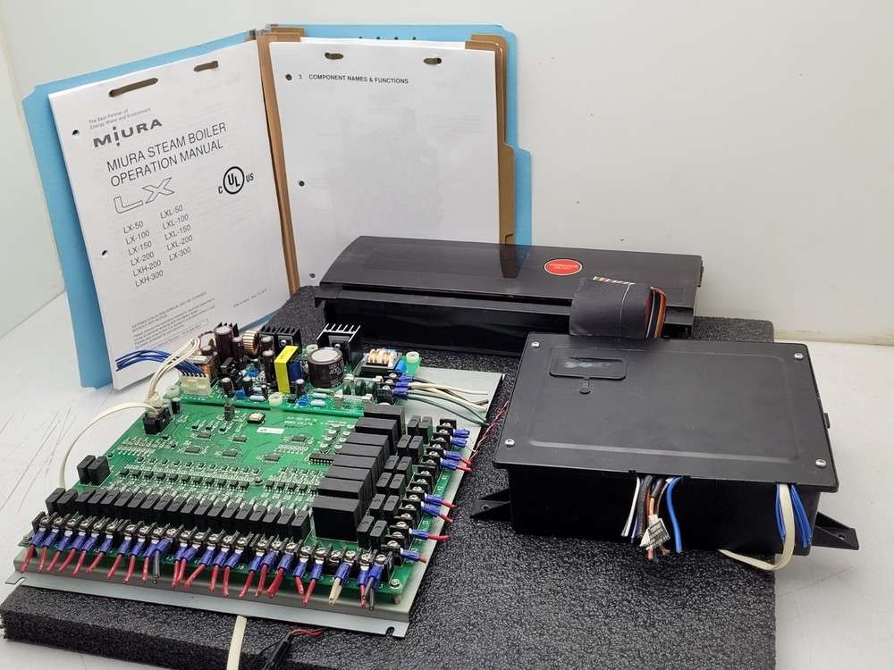 MIURA  XJ1-120-RY 7E Steam Boiler Operational Control Panel Board Working Pull